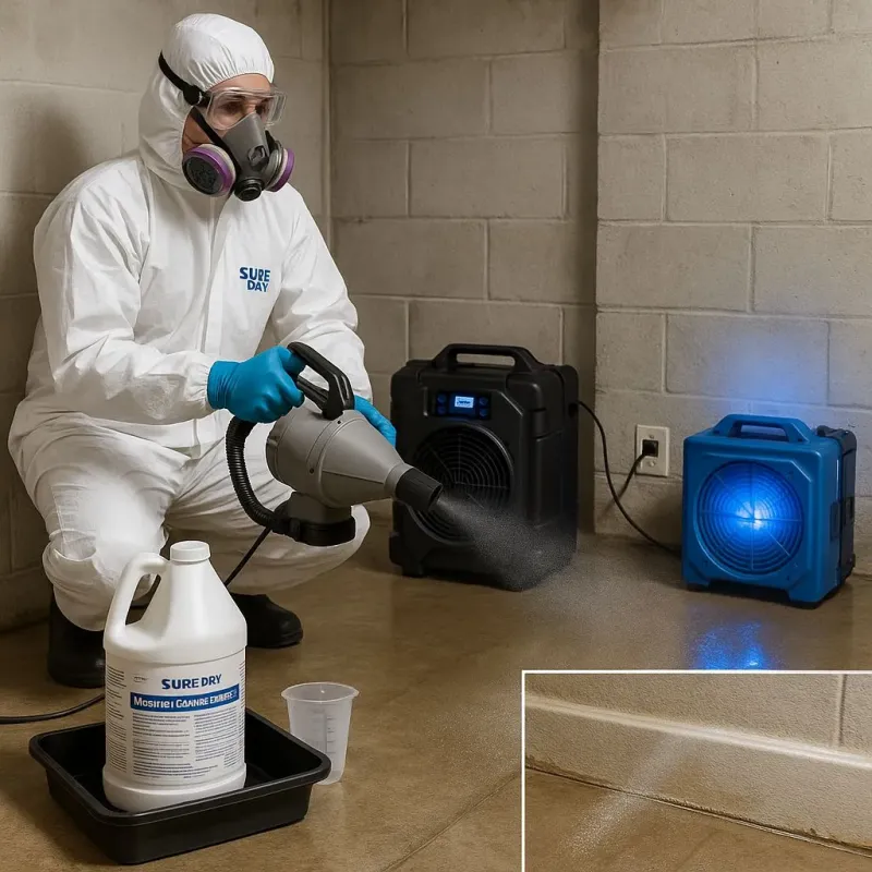 Sanitization and Odor Removal process in North Branch, MI