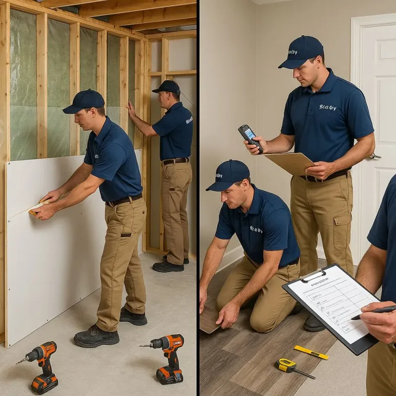 Repairs and Reconstruction process in North Branch, MI
