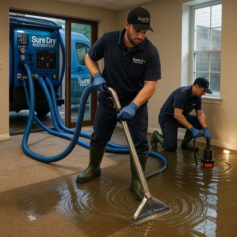 Water Extraction and Removal process in North Branch, MI